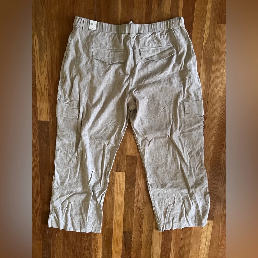 Abercrombie & Fitch Men's Linen Pants - Light Tan, 43x33 , NEW